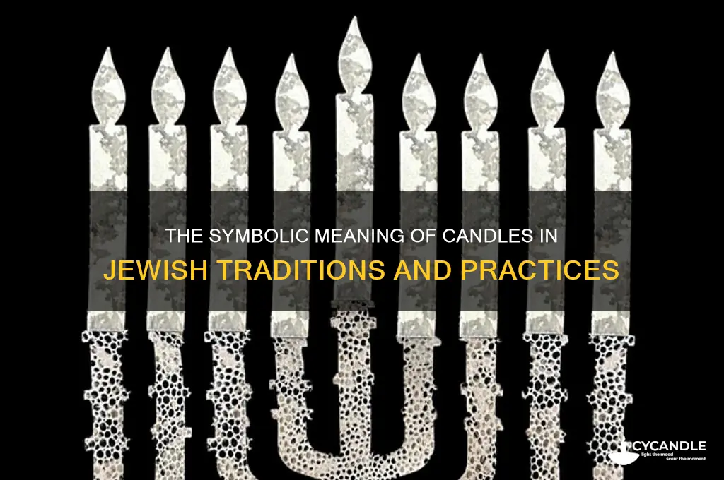 what does the candle mean in judaism
