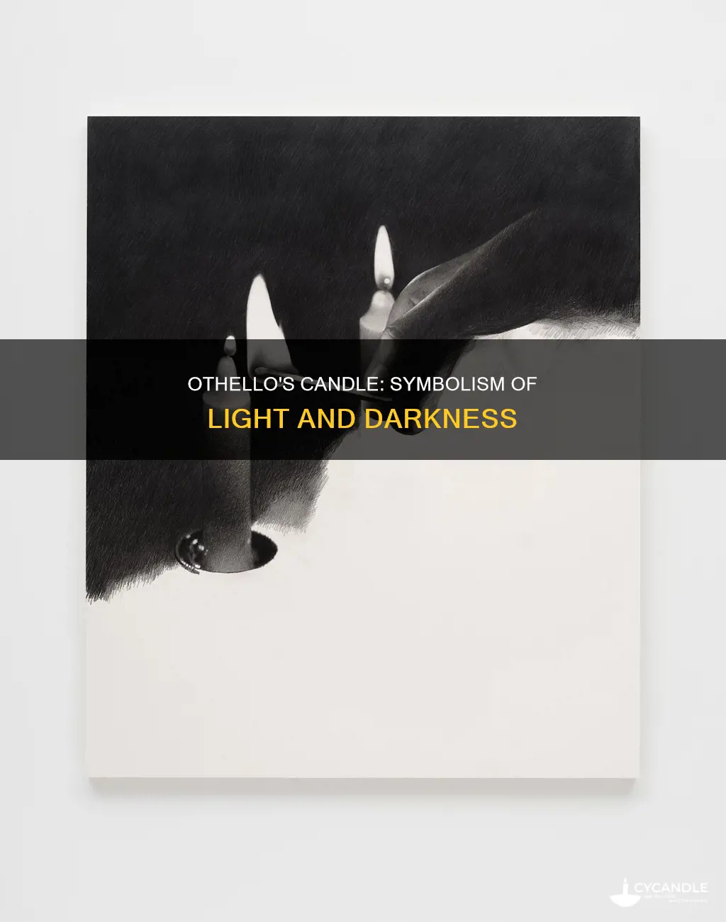 what does the candle represent in othello