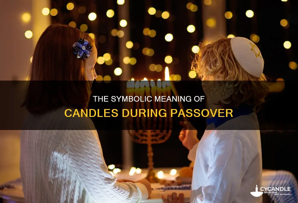 what does the candle represent in passover