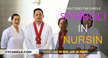 Candle's Warm Glow: Nursing's Symbol of Comfort and Care