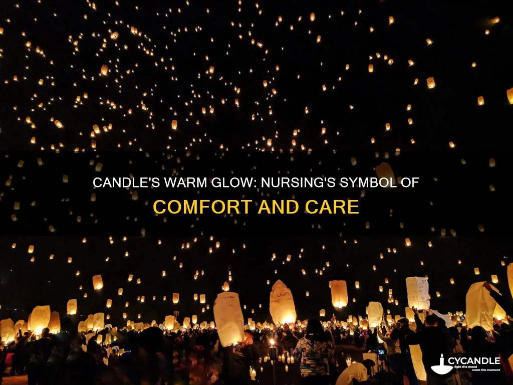 what does the candle symbolize in nursing