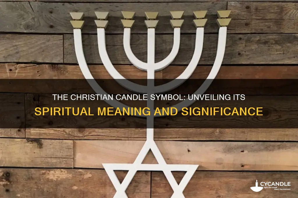 what does the christian candle symbol mean