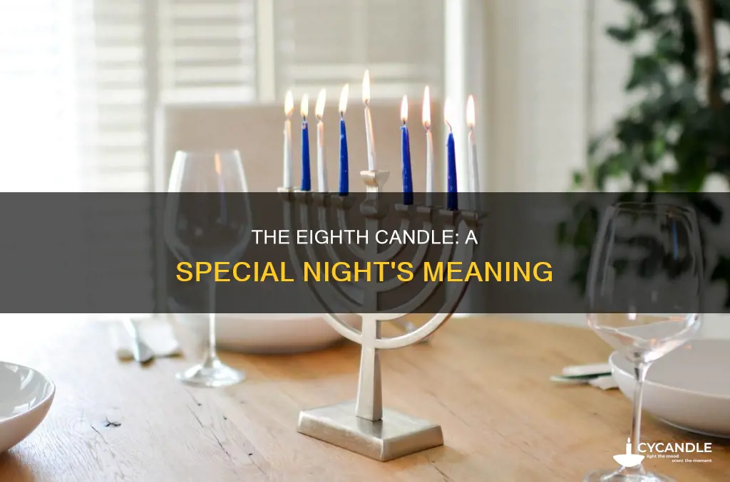 what does the eighth candle of menorah