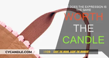 Is the Game Worth the Candle? Exploring This Expression