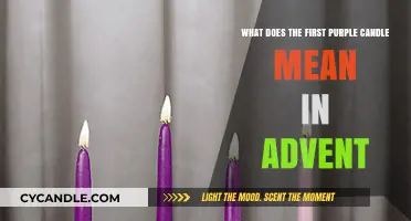 The First Purple Candle in Advent: Symbolism and Significance Explained