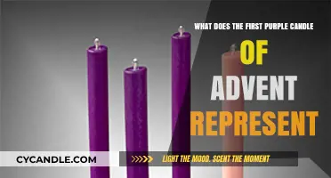 The First Purple Candle of Advent: Symbolism and Meaning Explained