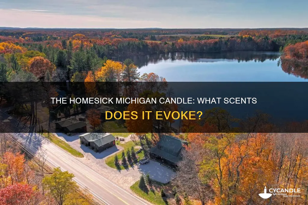 what does the homesick michigan candle smell like