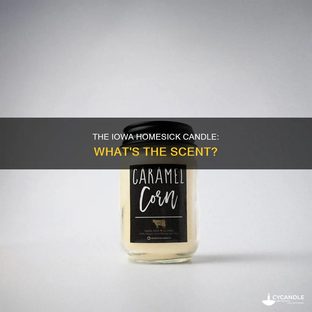 what does the iowa homesick candle smell like