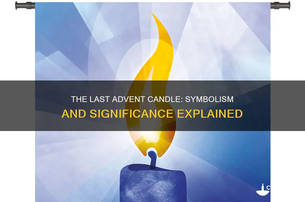 what does the last advent candle mean