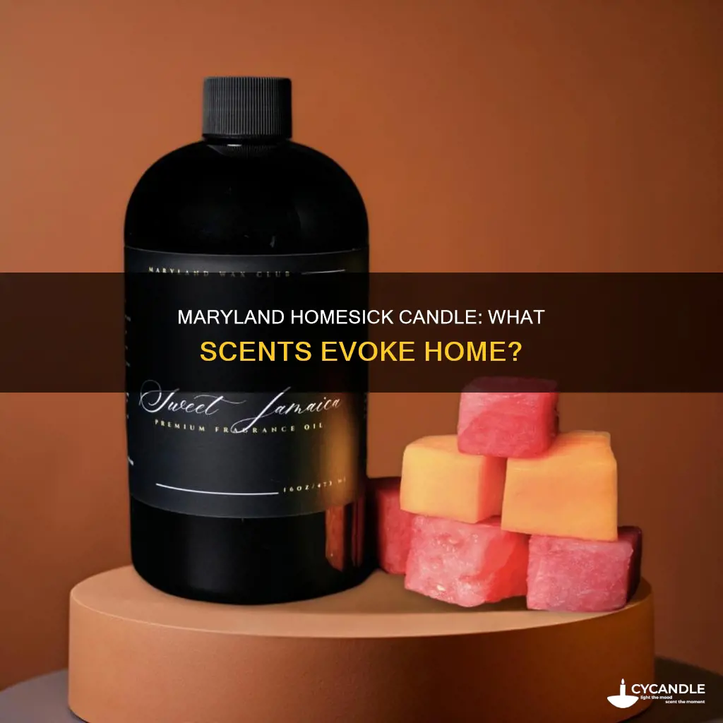 what does the maryland homesick candle smell like