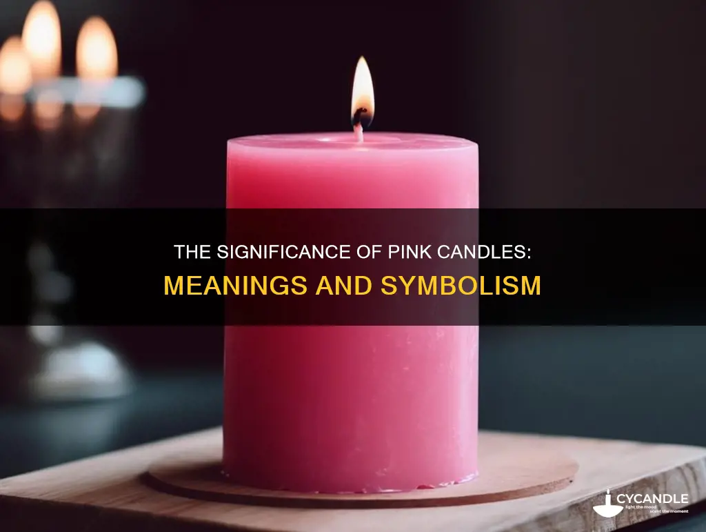 what does the pink candle represent