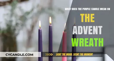 Purple Candle's Advent Wreath Symbolism: Unveiling Its Spiritual Significance