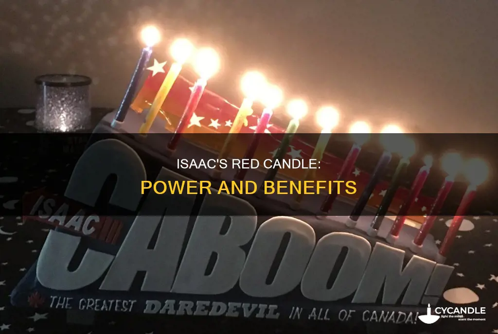 what does the red candle do isaac