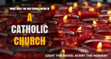 The Symbolic Meaning of the Red Candle in Catholic Liturgy