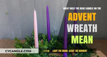 The Rose Candle's Symbolism in Advent Wreath Traditions Explained