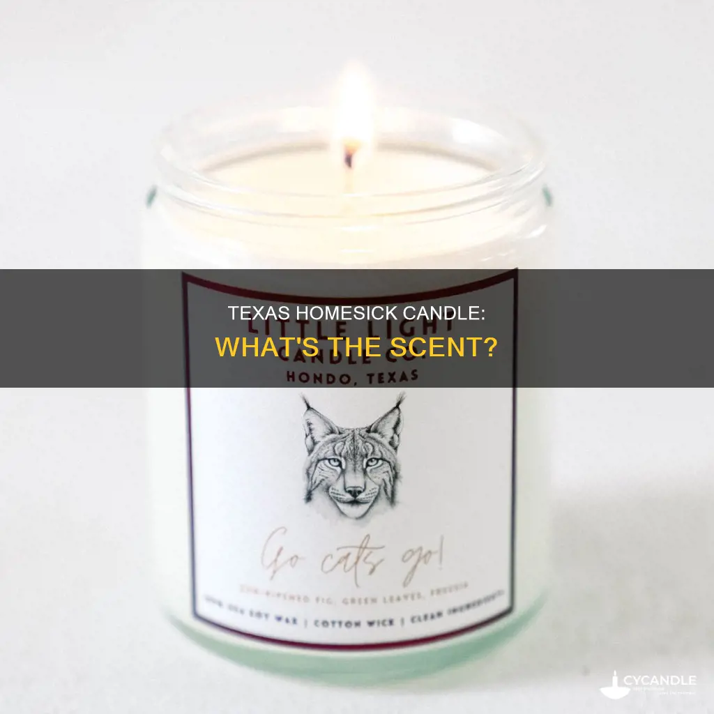 what does the texas homesick candle smell like