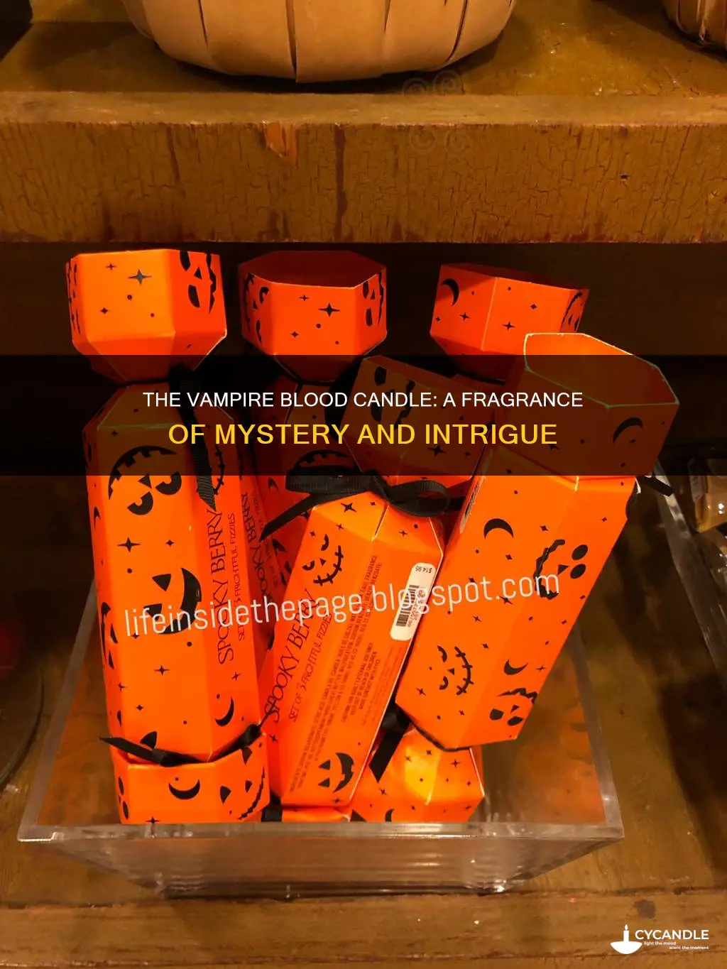 what does the vampire blood candle smell like