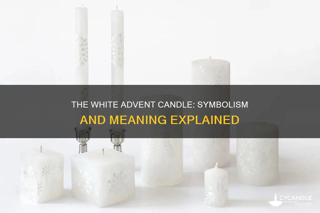 what does the white advent candle represent
