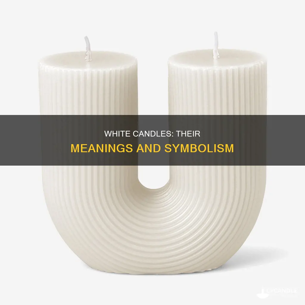 what does the white candle represent
