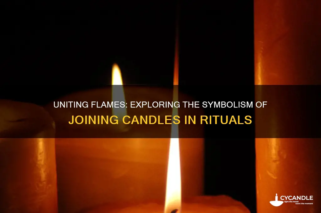 what does thesymbolism of joining candles mean