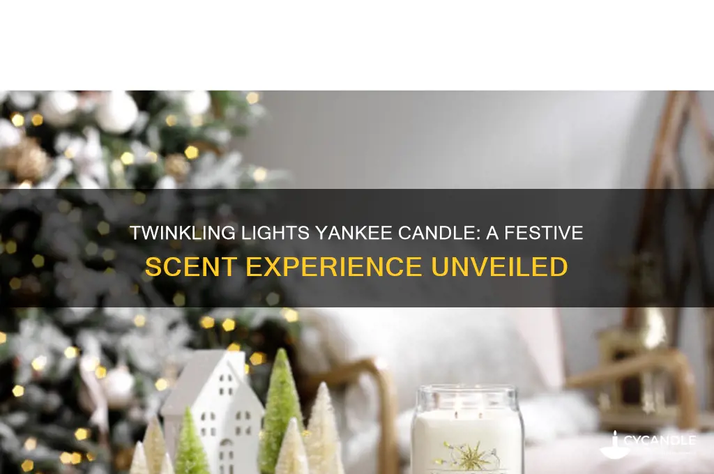 what does twinkling lights yankee candle smell like