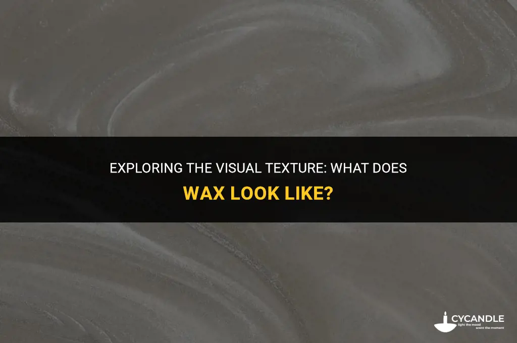 what does wax look like