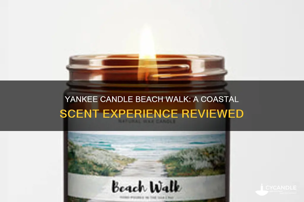 what does yankee candle beach walk smell like