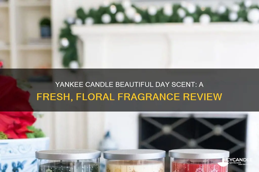 what does yankee candle beautiful day smell like