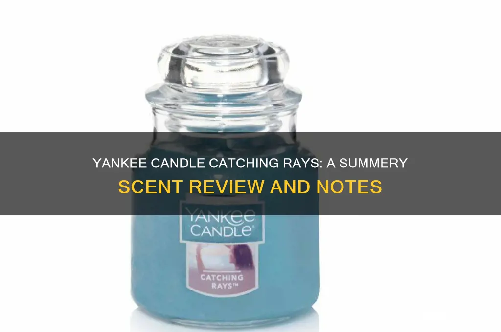 what does yankee candle catching rays smell like