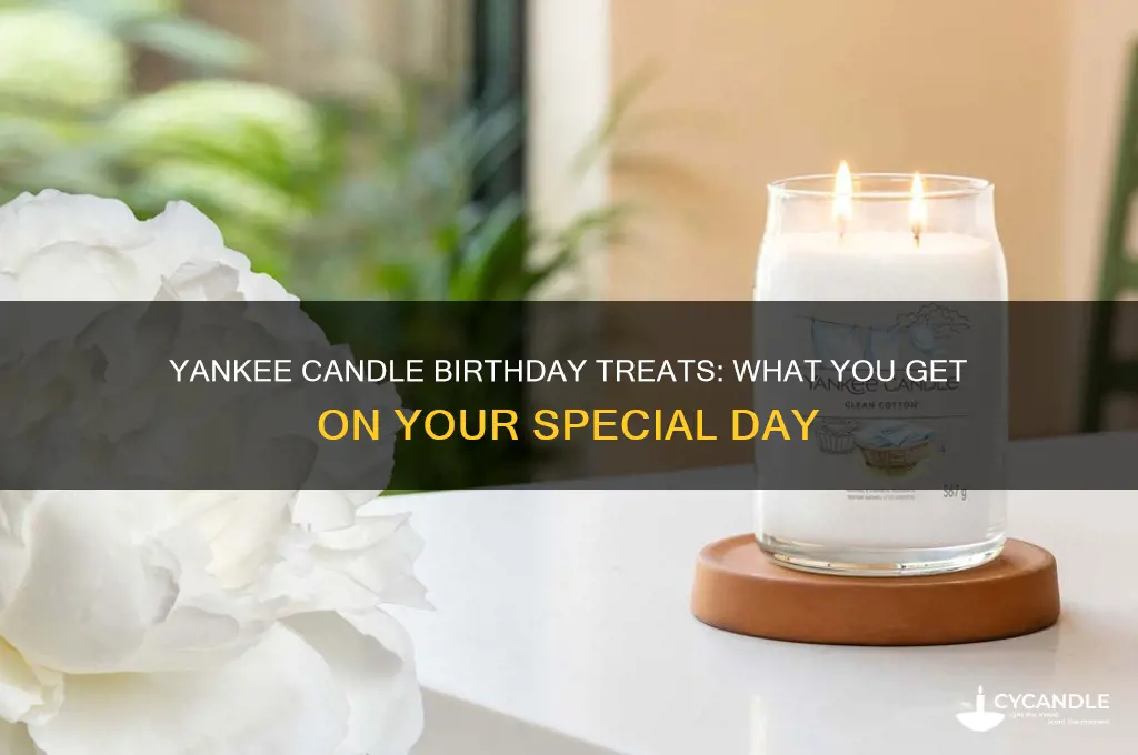 what does yankee candle give you for your birthday