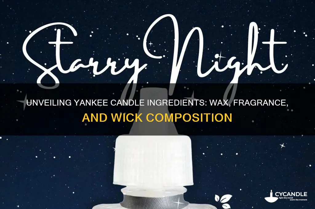 what does yankee candle made of