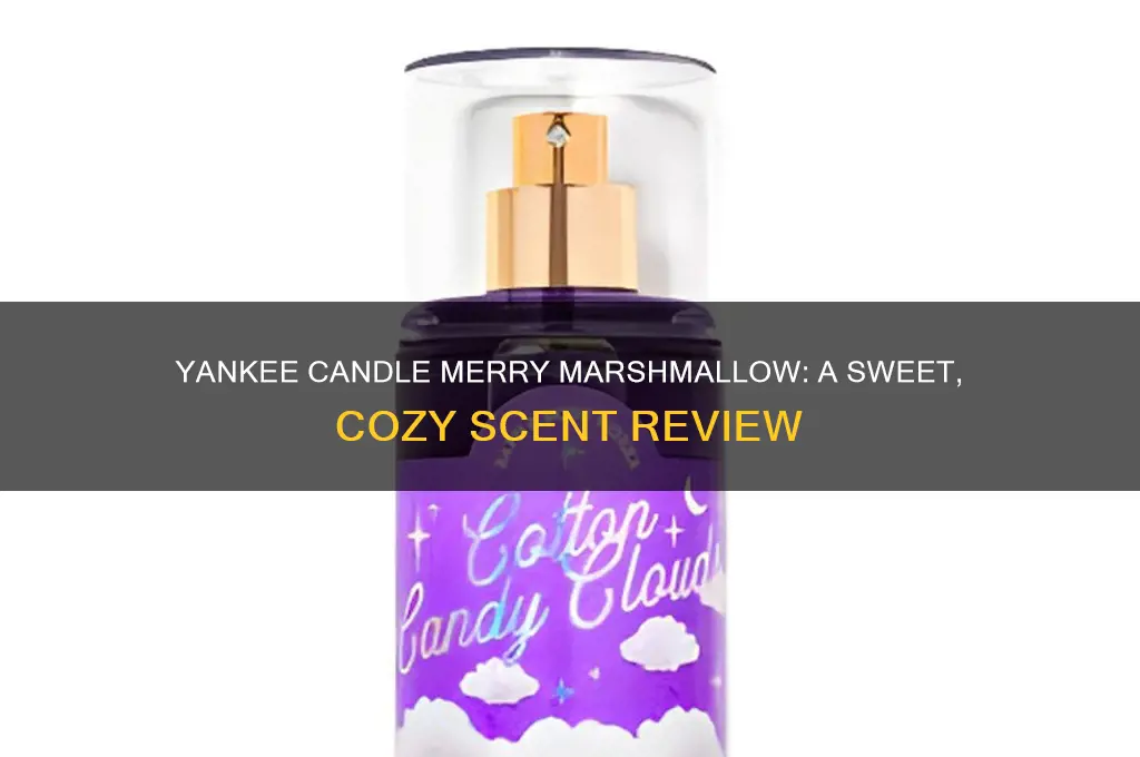 what does yankee candle merry marshmallow smell like