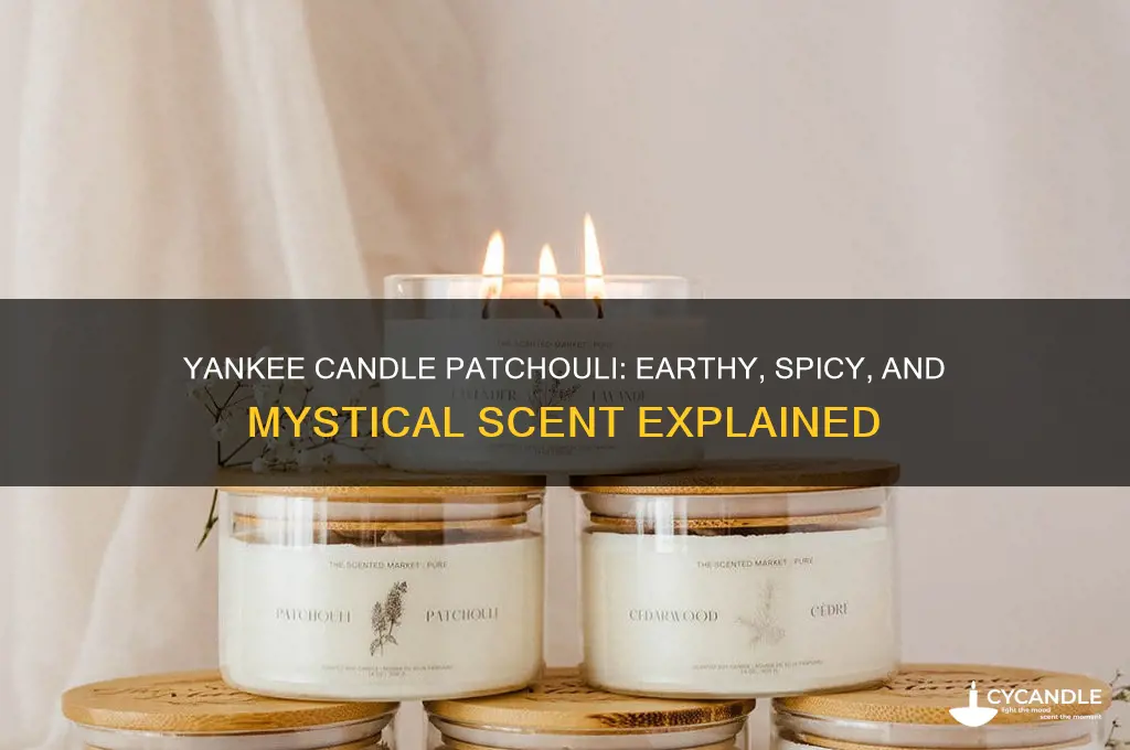 what does yankee candle patchouli smell like