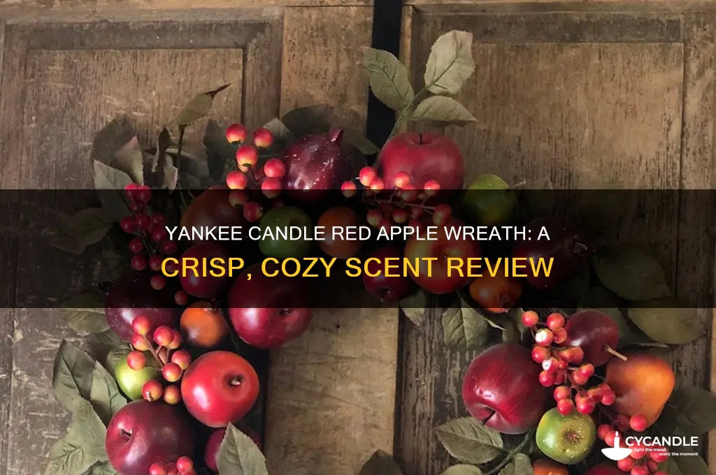 what does yankee candle red apple wreath smell like