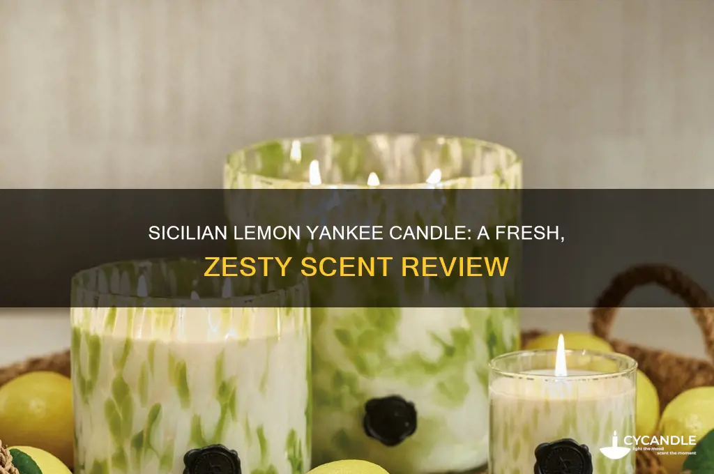 what does yankee candle sicilian lemon smell like