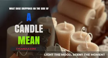 Candle Drippings: Unveiling the Meaning Behind Side Wax Patterns