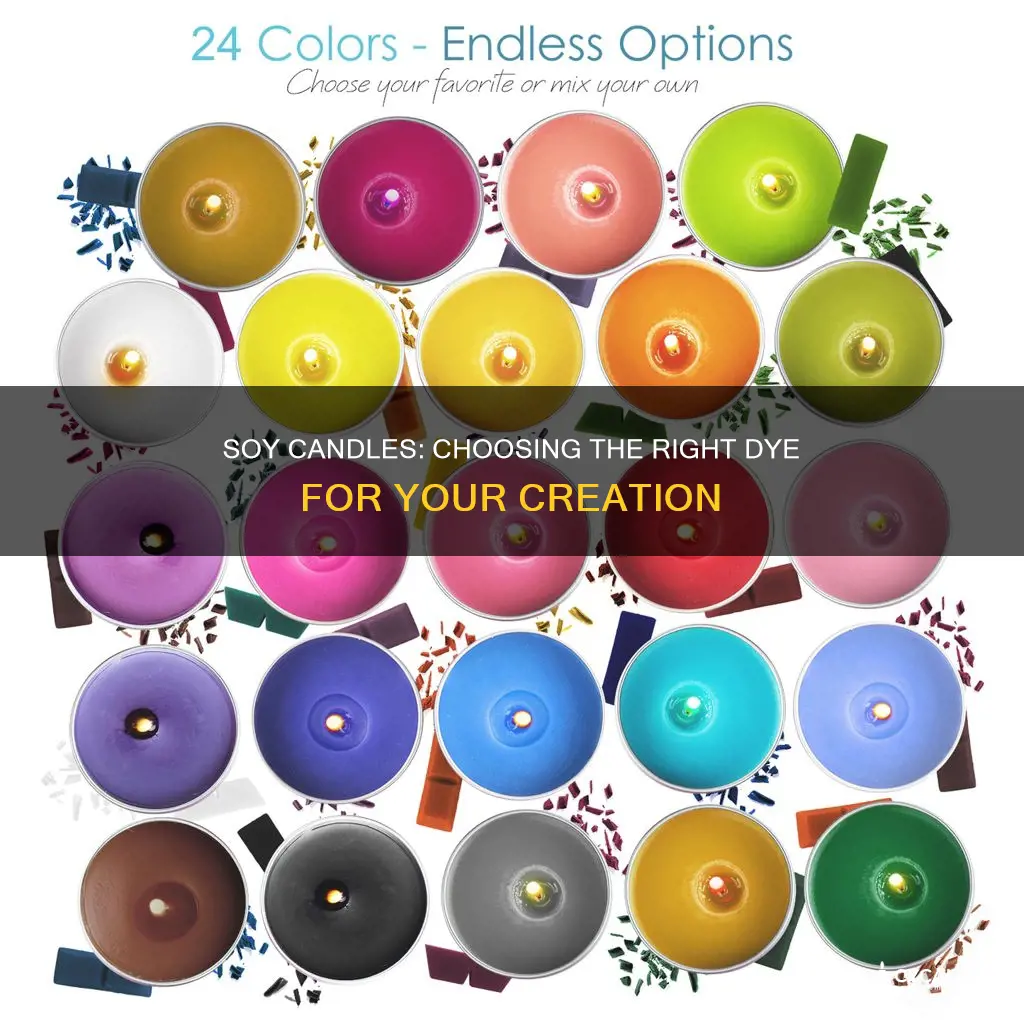 what dye is best for soy candles