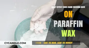 Hard Vacuum's Impact on Paraffin Wax: Properties and Changes Explored