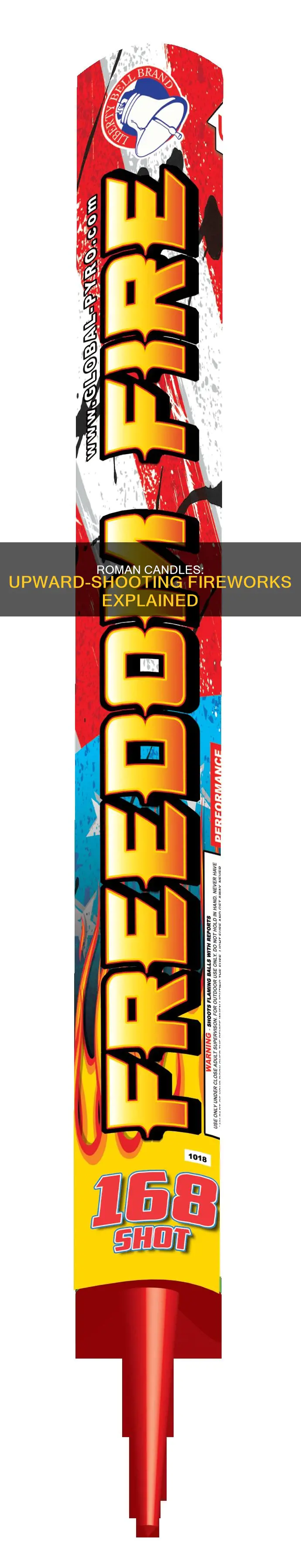 what end do roman candles shoot