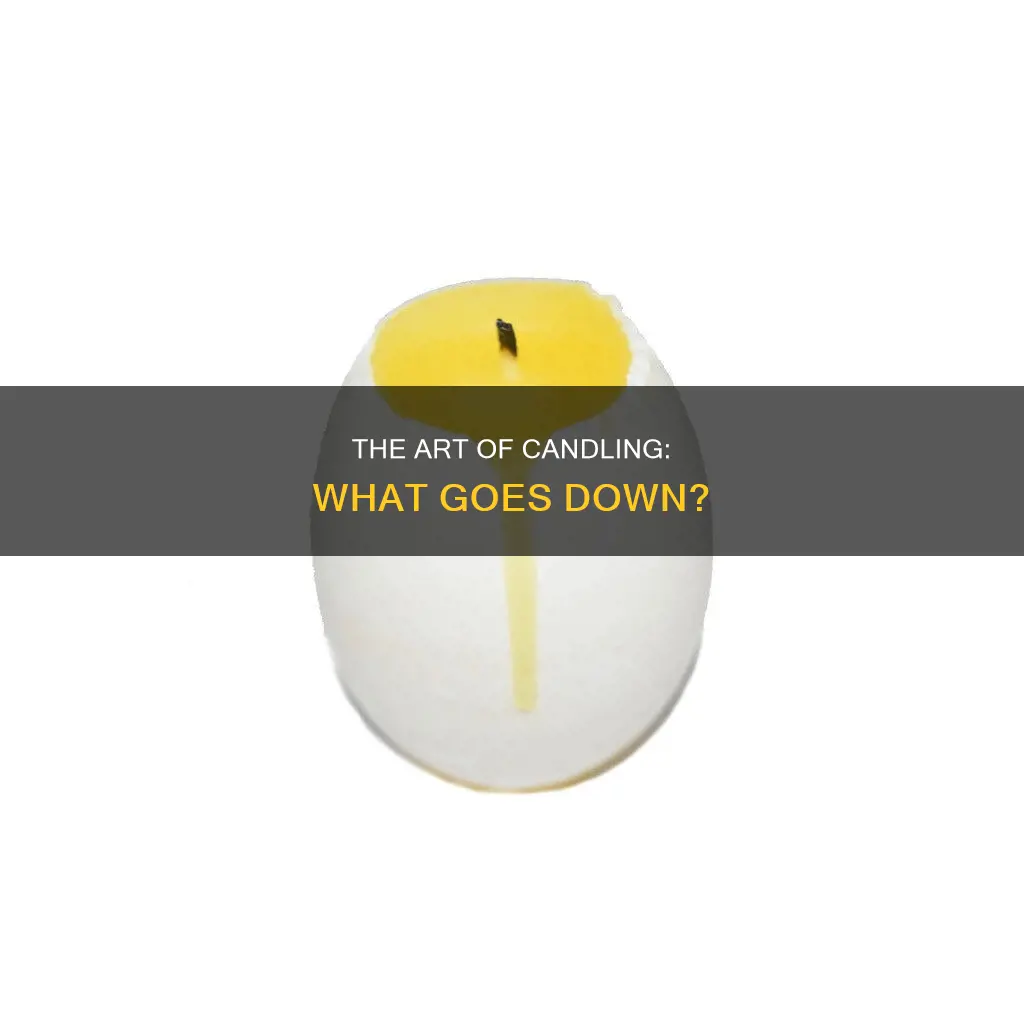 what end down when candling