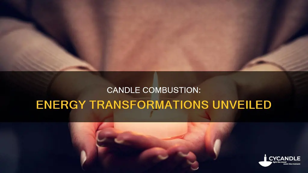 what energy changes occur when a candle is lit