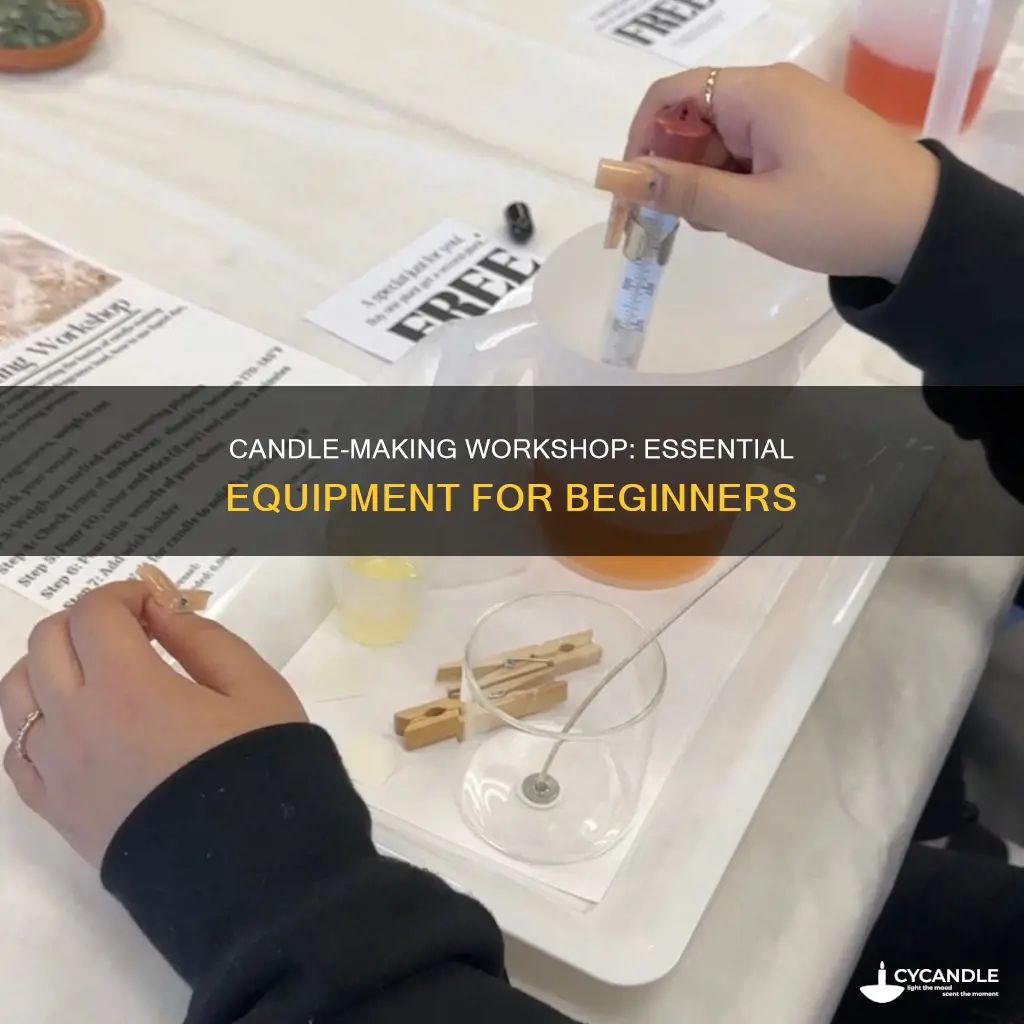 what equipment you need for a candle workshop