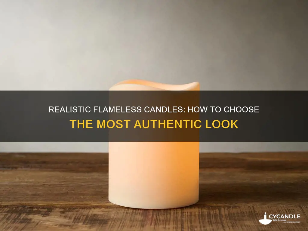 what flameless candle look more real