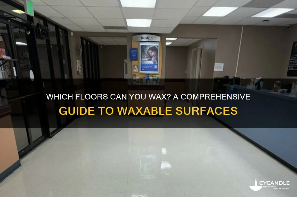 what floors can you wax