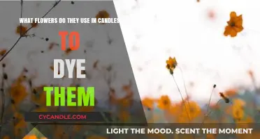 Natural Candle Coloring: Flowers Used to Dye Candles Organically