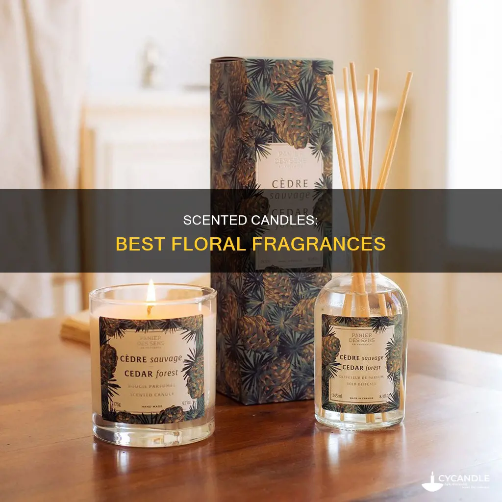 what flowers smell the bst in candles