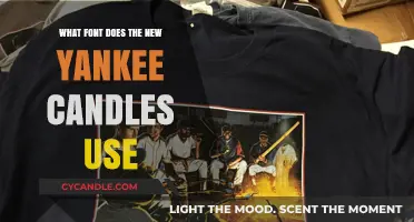 Unveiling the Font: New Yankee Candle's Typography Explored