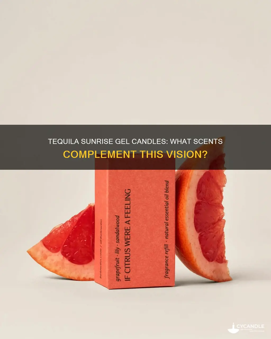 what fragance is good for tequila sunrise gel candles