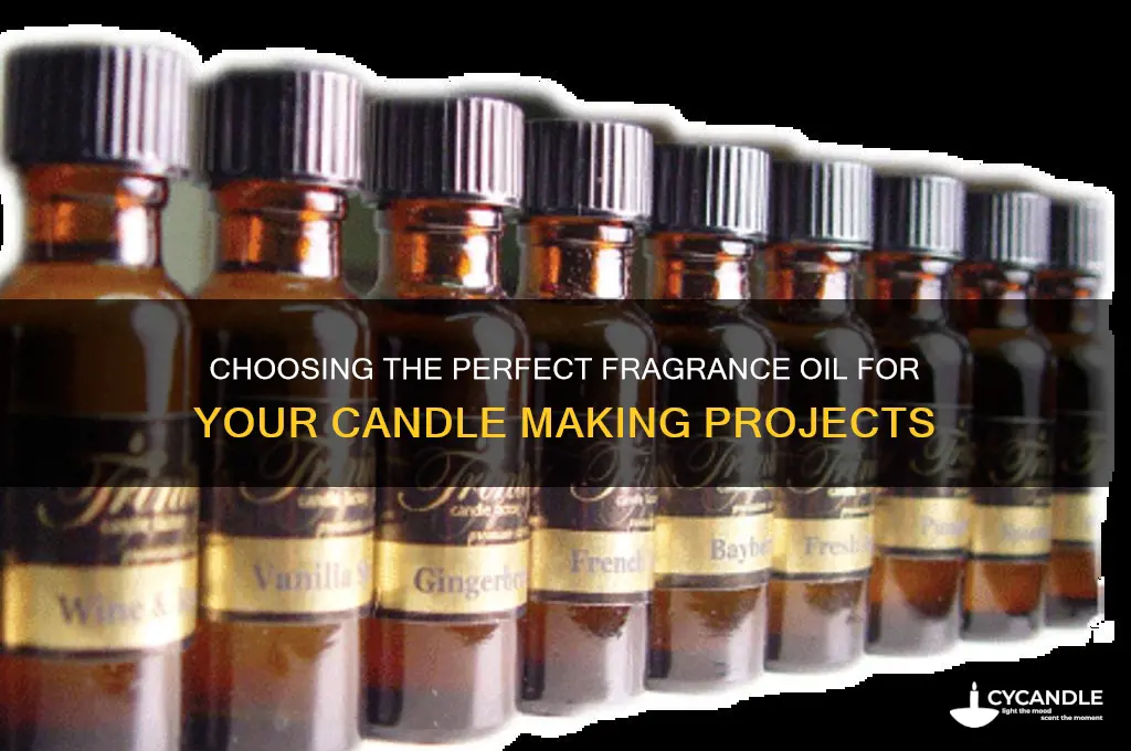 what fragrance oil to use for candle making