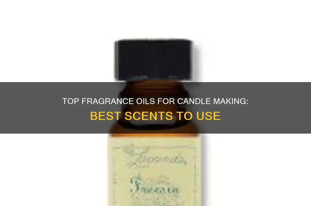 what fragrance oils work best for candles